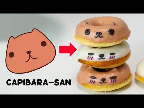 I Turned Capibara-san into DOUGHNUTS!