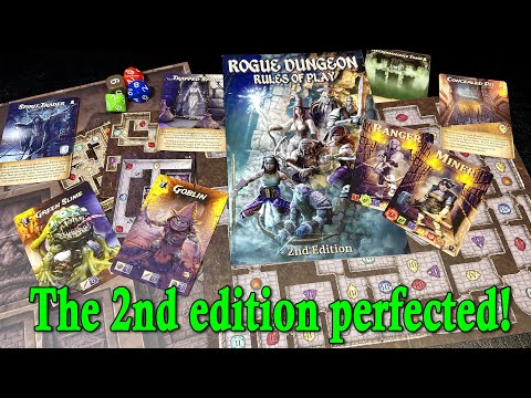 Now THIS is how you do a second edition! (Rogue Dungeon 2nd edition - overview and comparison)