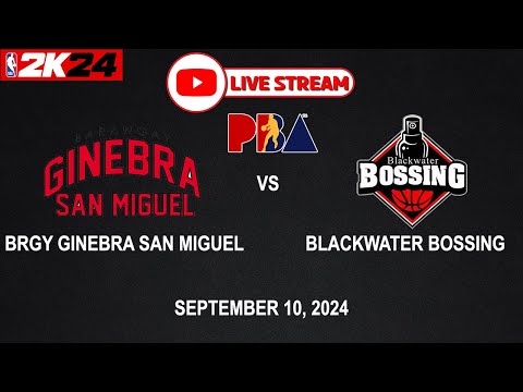 LIVE NOW! BRGY GINEBRA vs BLACKWATER BOSSING | PBA SEASON 49 | September 10 2024 | CPU vs CPU