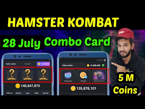 28 july combo card | Hamster Kombat 28 july combo card daily today,28 july combo daily card special