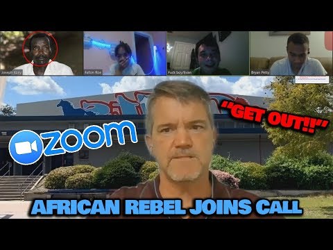 African Rebel Crashes Zoom Classroom! Teacher Gets MAD!