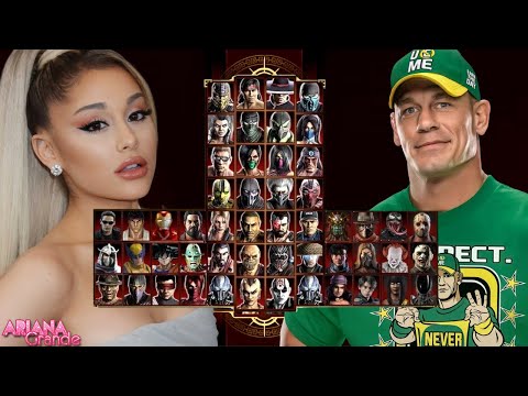 Mortal Kombat 9 - ARIANA GRANDE & JOHN CENA WWE - Expert Tag Ladder - Gameplay @(1080p) - 60ᶠᵖˢ ✔