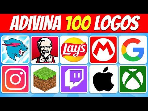 Adivina 100 LOGOS de MARCAS FAMOSASA en 3 SEGUNDOS ⏱🔥🏆