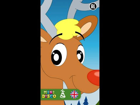 RUDOLPH THE RED NOSED REINDEER | Christmas Songs | Mini Disco #shorts