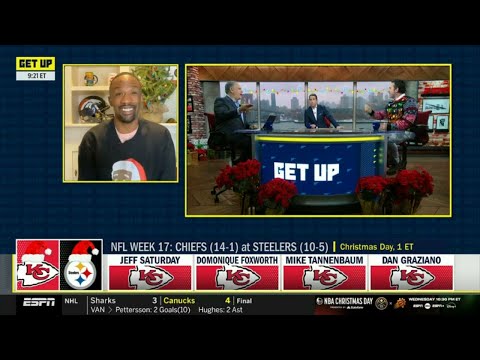 GET UP | Mahomes is unstoppable! - 100% ESPN crew pick Chiefs win vs Steelers on Christmas Day