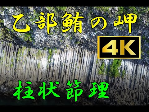 北海道鮪の岬（しびの岬）圧巻の柱状節理