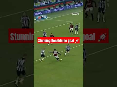 RONALDINHO scores AMAZING GOAL into TOP CORNER 🎯 #shorts #football #soccer