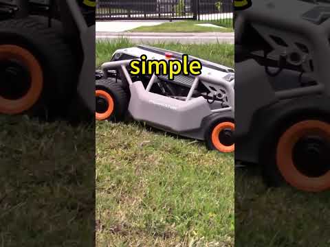 You'd better try it.#mower #gardenequipment #gardeningtools #remotecontrolmower