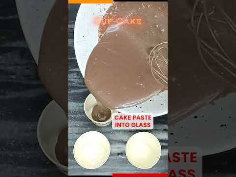 Cup Cake | How to make easy eggless cup cake at home | #cupcake #cakes #chocolate #bakery #shorts