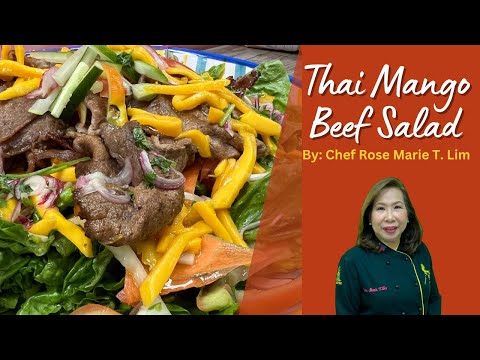 Thai Mango Beef Salad