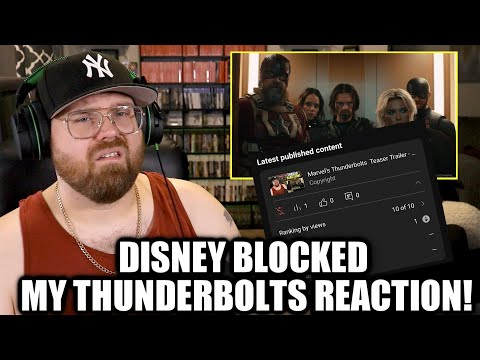 Disney BLOCKED My Thunderbolts Trailer Reaction