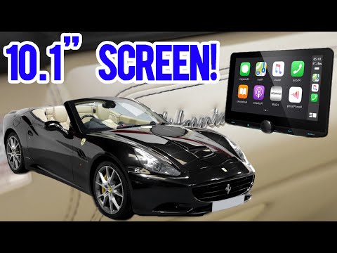 HUGE 10.1" Screen With Apple Car play & Android Auto In This Ferrari California!