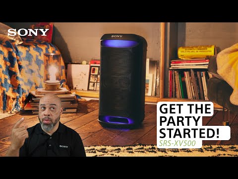 Sony | Get the party started with the NEW SRS-XV500 Party Speaker