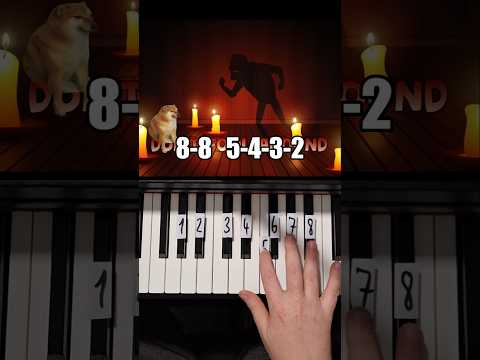 GET OUT Hello Neighbor Song Piano Tutorial #shorts