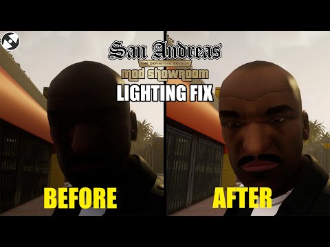 San Andreas Definitive Edition Mod Showroom #7 - Lighting Fix