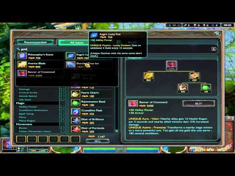 Find gold items quick in season 3 - league of legends