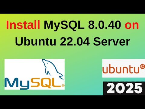 Install and Configure MySQL 8.0.40 on Ubuntu 22.04 Server Step by Step guide