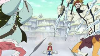 One Piece Luffy kicks Hody Hordy Jones EPISODE 557 FULL HD