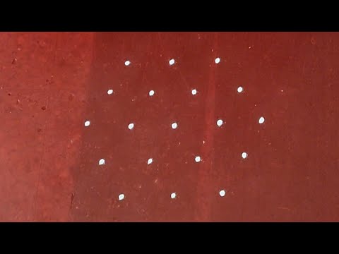 Karthika masam Muggulu 🌺 5×3 dots Easy Diya Rangoli 🌺 Daily Kolam 🌺 Sowjanyarangoliworld