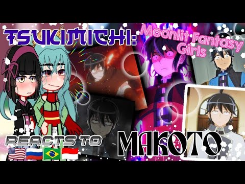 (1) Tsukimichi: Moonlit Fantasy reacts to Makoto// gacha reaction// {🇺🇲🇧🇷🇷🇺🇮🇩}//