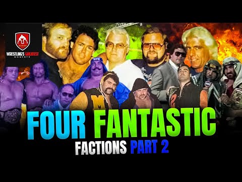 Famous 80s Wrestling Factions Part  2 #prowrestling #wwf #nwa #heelturn #nwa #awa #wrestlingfacts