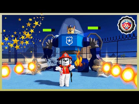 PAW PATROL: Marshall’s Epic BARRY’S PRISON RUN Adventure! (Obby) Roblox 毛毛越獄 - 機械方塊