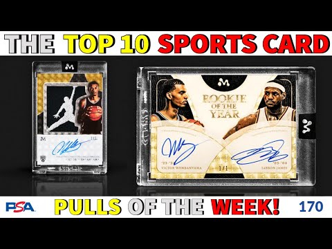 TOPPS MERCURY VICTOR WEMBANYAMA RELEASE WEEK! 🚨 | TOP 10 SPORTS CARD PULLS OF THE WEEK | EP 170