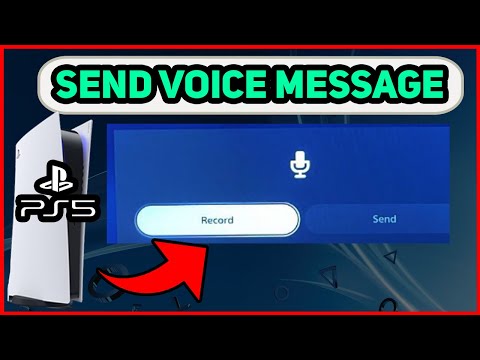 PS5 HOW TO SEND VOICE MESSAGE!