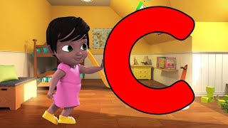 The letter "C" | Alphabet Letter and Word for toddlers | Learning The ABC