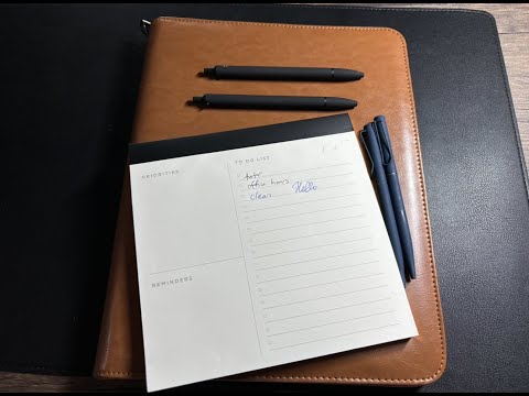 Walmart Stationery Haul?! Pen+Gear Pens, Notepad, and Portfolio