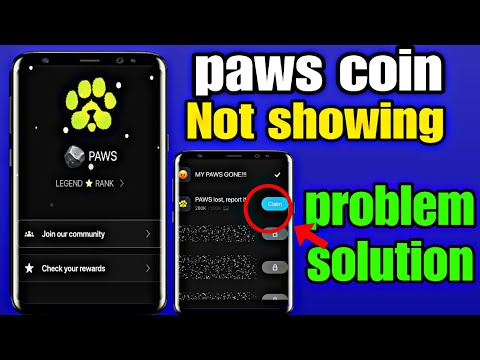 Paws Tokens Not Showing | MY PAWS GONE!!! | Pawsmas | Paws New Task | Paws New Update | Paws Task