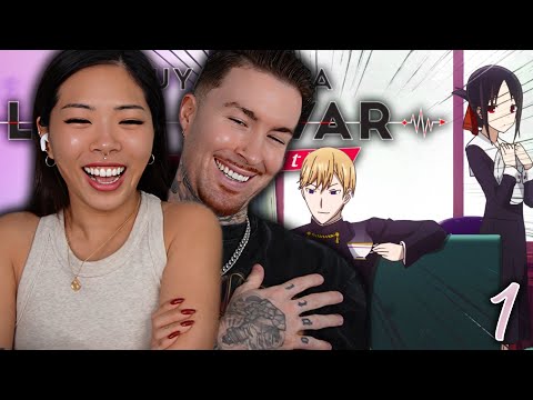 OUR FIRST ROMANCE ANIME! ❤️ | Kaguya-sama: Love Is War Episode 1 Reaction