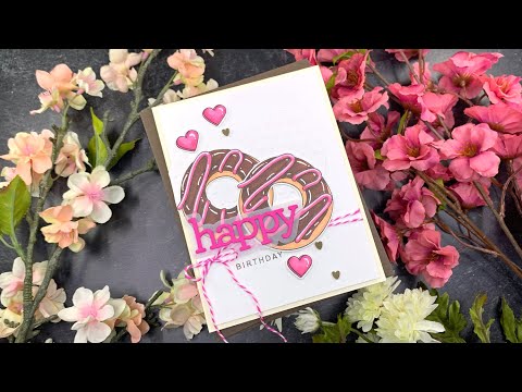 Birthday Donuts w OLO Markers | Simon Says Stamp