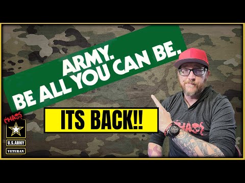 Be all you can be is back and more Army news