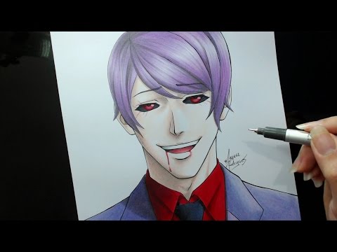 Speed Drawing - Tsukiyama Shuu (Tokyo Ghoul)