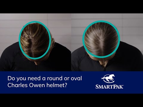 Do you need a round or oval Charles Owen helmet?