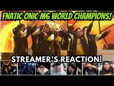 Fnatic Onic Philippines Are Your M6 World Champions! PH 5X World Champs! Streamer's Reaction!