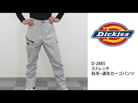 【ディッキーズ D-2885 カーゴパンツ】 ワーク・キング 試着動画