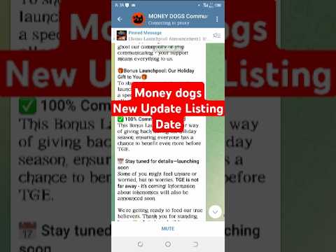 MONEY DOGS AIRDROP LISTING DATE | MONEY DOGS  AIRDROP WITHDRAWAL | MONEY DOGS AIRDROP TOKEN SELL