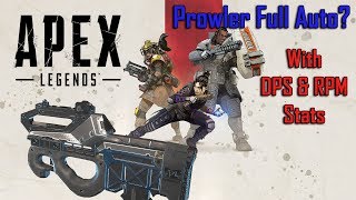 Full-Auto PROWLER?! Apex Legends: Rare fire selector attachment test