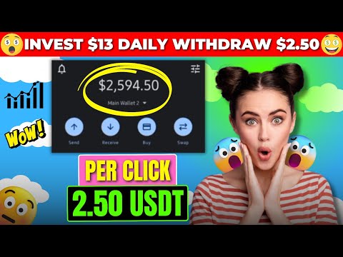 INVEST $13 DAILY WITHDRAW $2.50 (🔥PROOF) : (DO NOT MISS❌) USDT MINING WEBSITE 🚀 HIGH PROFIT WEBSITE🎁