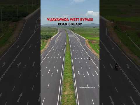 Vijayawada West Bypass Works 95% Completed 🛣️   #AndhraPradesh #Vijayawada #WestBypass #APInfraStory