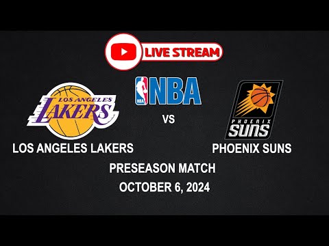 NBA LIVE! LOS ANGELES LAKERS vs PHOENIX SUNS | NBA PRE SEASON | October 7, 2024 | NBA2K24 CPU vs CPU