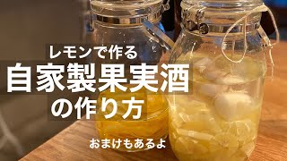 自粛期間中に仕込む果実酒の作り方【レモン編】とおまけ