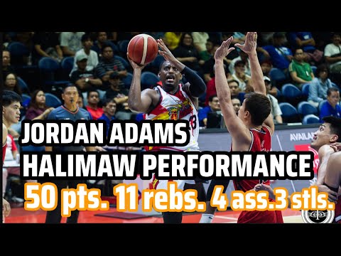 Jordan adams halimaw performance highlights