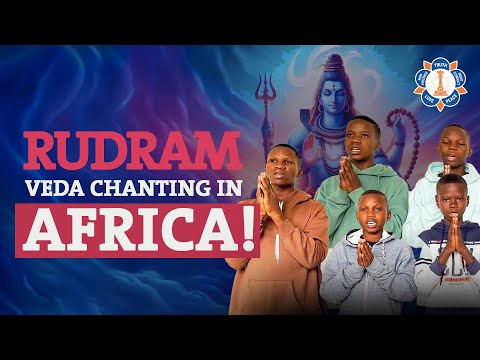 Rudram Namakam Veda Chanting by African Children | Sathya Sai School in Benin