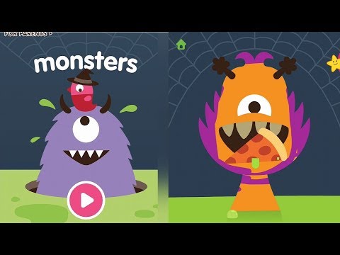 Funny Halloween Monsters for Kids 🎃 Sago Mini Monsters App Halloween Edition