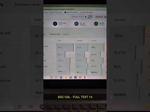 SSC CGL 2023 🎯 | Full Test 13 | Mock Test Score 📝 | Testbook Mock 💥