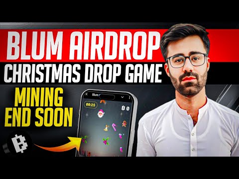 Blum Airdrop Christmas New Drop Game || Blum Airdrop Mining End & Withdraw Update