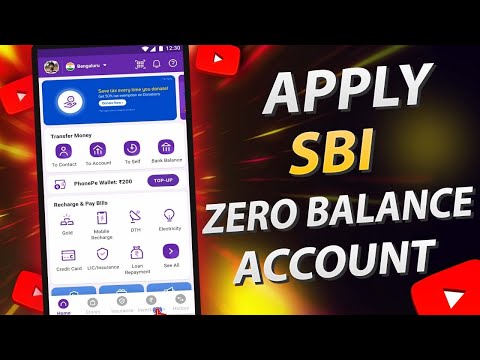 How To Apply SBI Zero Balance Account Online in Tamil